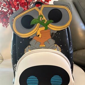 Loungefly Wall-E & Eve Funko Pop Earth Day Plant Mini Backpack